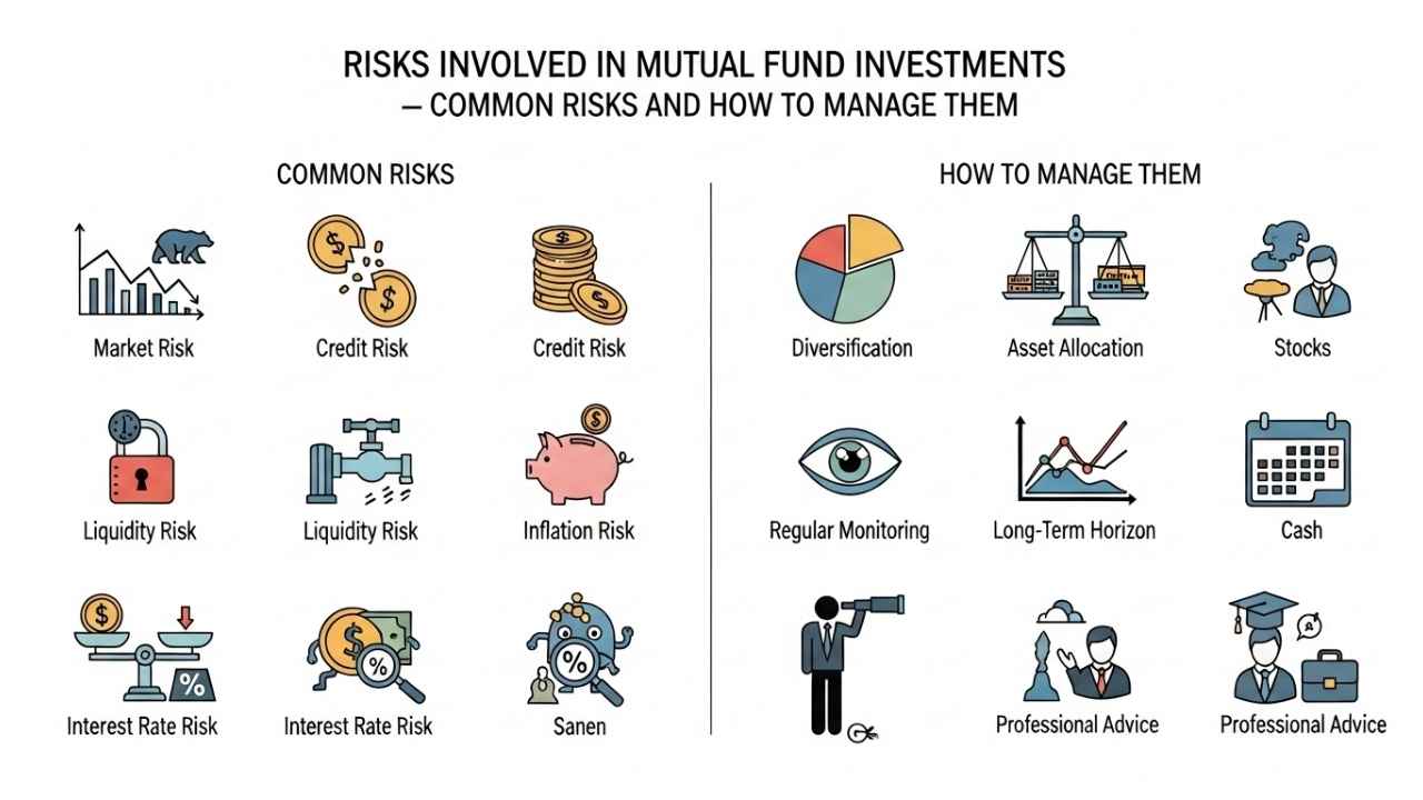 Risks Involved in Mutual Fund Investments – Common Risks and How to Manage Them