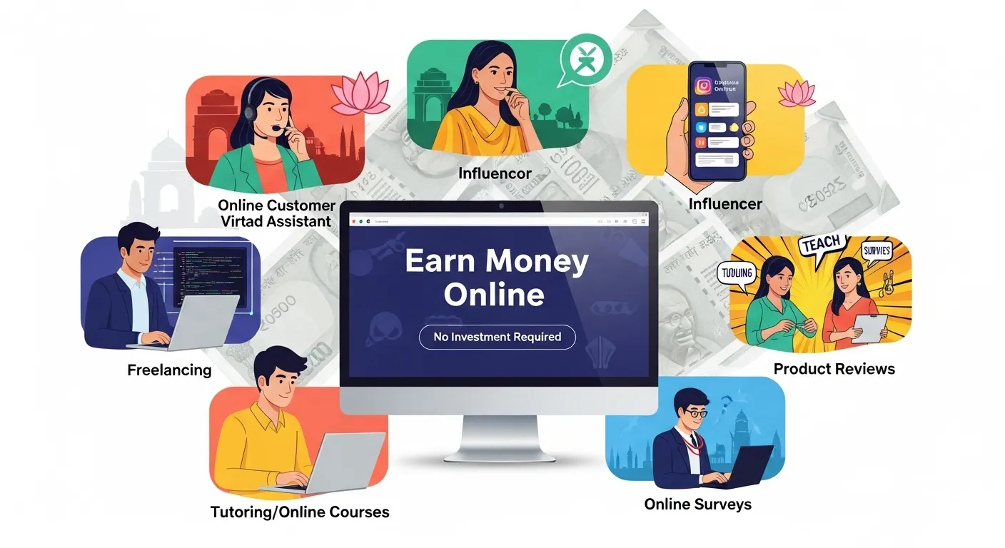 How to Earn Money Online Without Investment in India