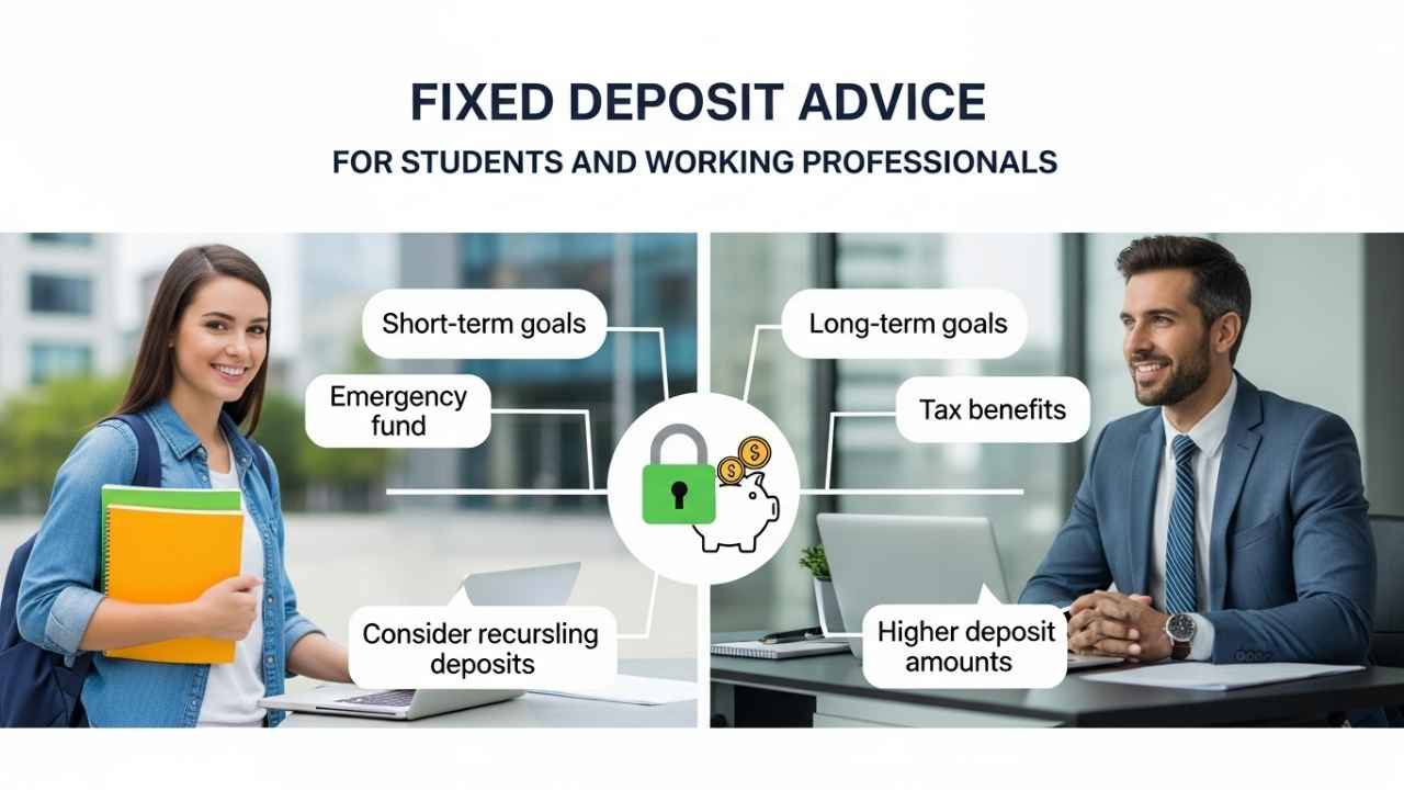 Fixed Deposit Advice for Students and Working Professionals
